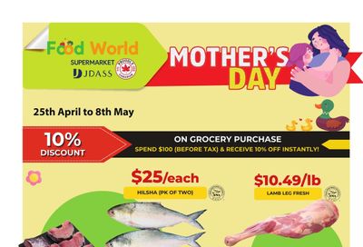 Food World Supermarket Flyer April 25 to May 8 Food World Supermarket Flyer April 25 to May 8
