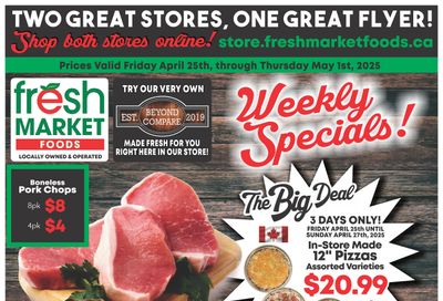 Fresh Market Foods Flyer April 25 to May 1
