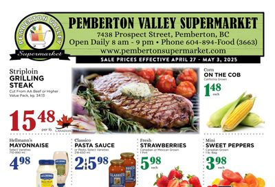 Pemberton Valley Supermarket Flyer April 27 to May 3