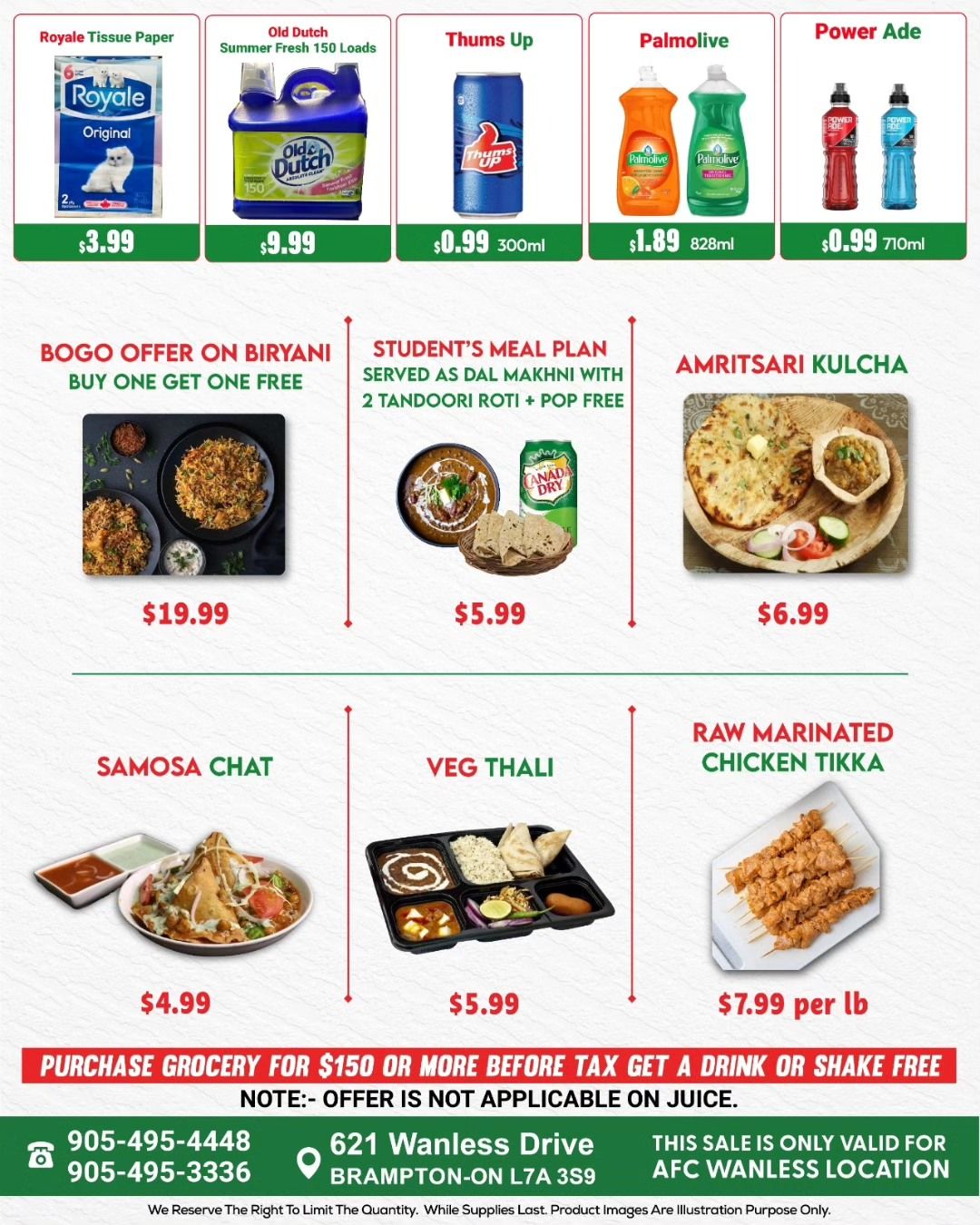 Asian Food Centre (Wanless Dr.) Flyer April 24 to 30