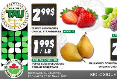 Marches Tau Produce Flyer April 28 to May 4