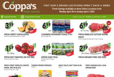 Coppa's Fresh Market Flyer April 28 to May 4