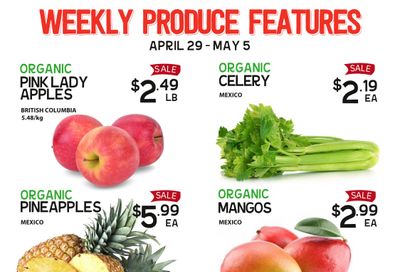 Pomme Natural Market Weekly Produce Flyer April 29 to May 5
