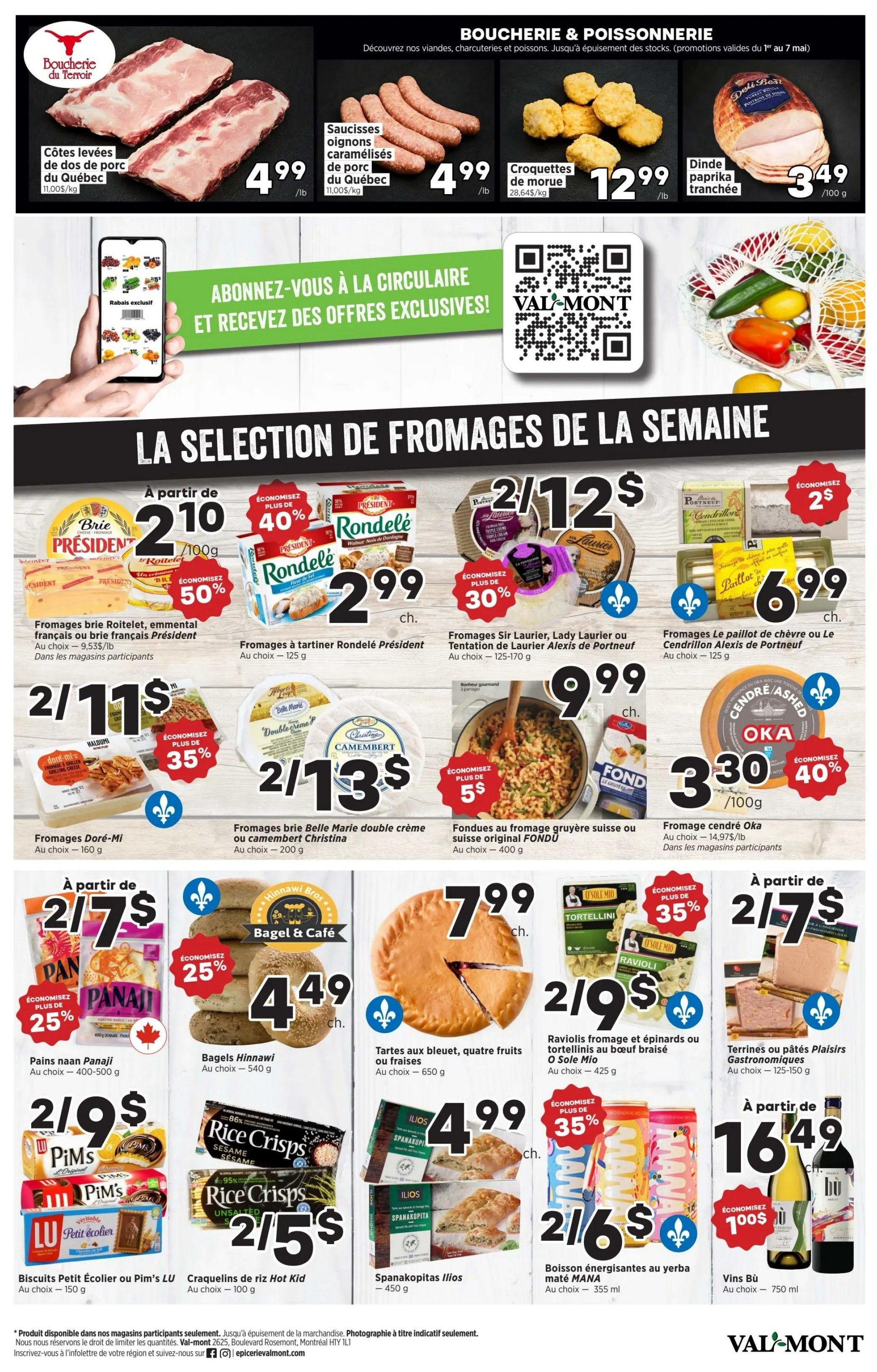 Val-Mont Flyer May 1 to 7