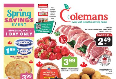 Coleman's Flyer May 1 to 7 Coleman's Flyer May 1 to 7