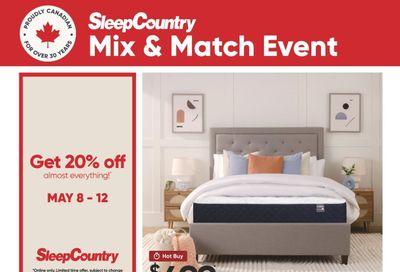 Sleep Country Flyer April 30 to May 12