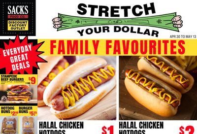 Sacks Food Co. Flyer April 30 to May 13