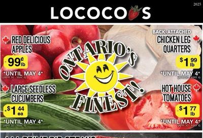 Lococo's Flyer April 30 to May 4