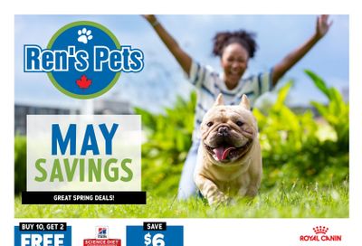 Ren's Pets Flyer May 1 to 31