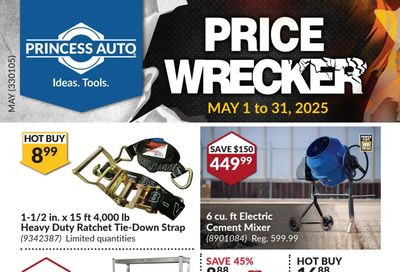Princess Auto Price Wrecker Flyer May 1 to 31