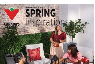 Canadian Tire Spring Inspirations Flyer May 2 to 21