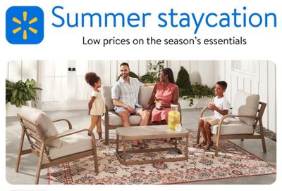 Walmart Summer Staycation Flyer May 1 to 14