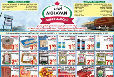 Akhavan Supermarche Flyer April 30 to May 6
