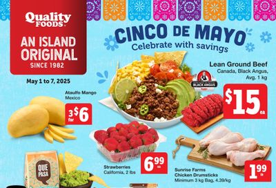 Quality Foods Flyer May 1 to 7