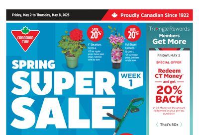 Canadian Tire (West) Flyer May 2 to 8