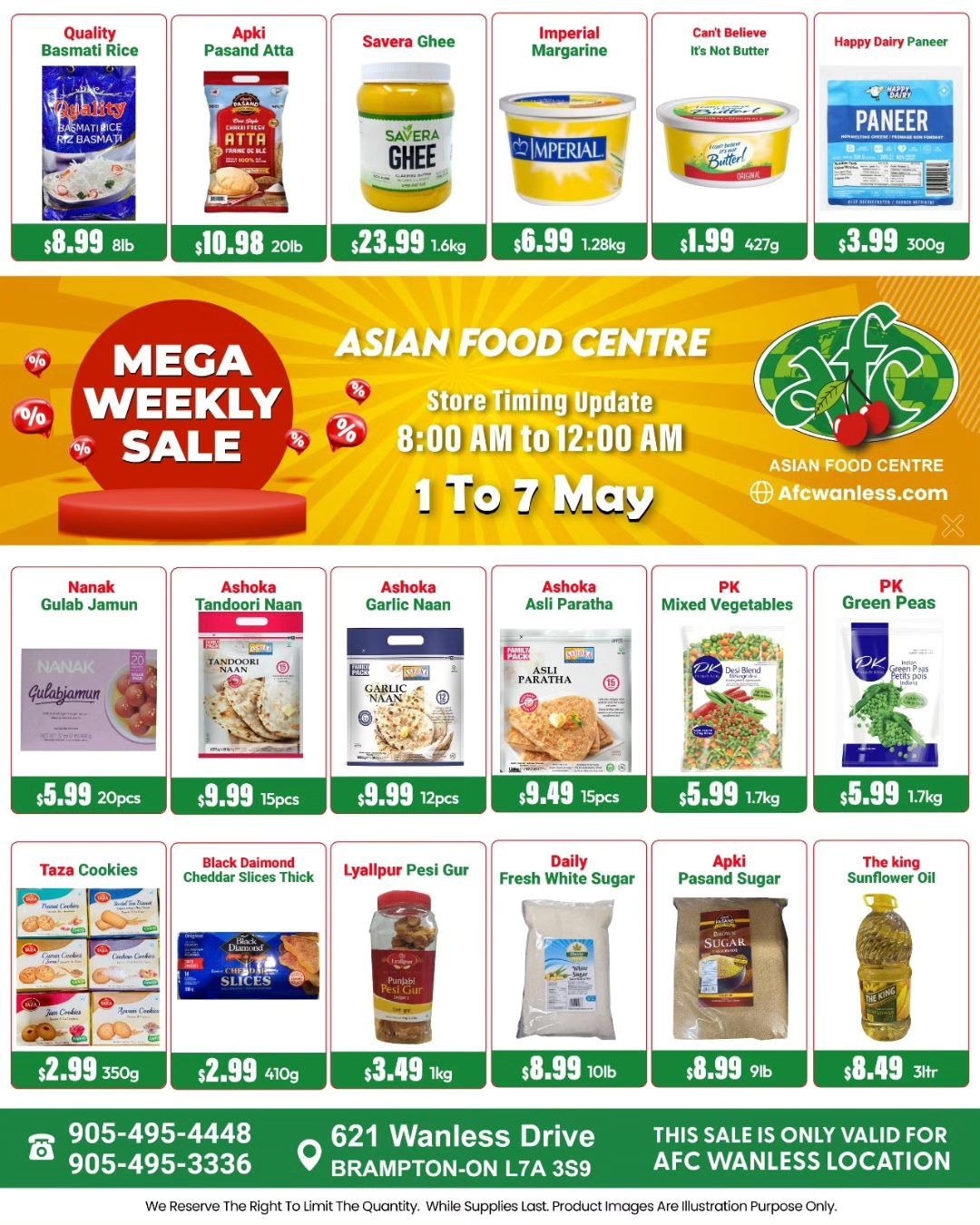 Asian Food Centre (Wanless Dr.) Flyer May 1 to 7