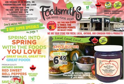 Foodsmiths Flyer May 1 to 8 Foodsmiths Flyer May 1 to 8