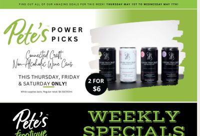 Pete's Fine Foods Flyer May 1 to 7