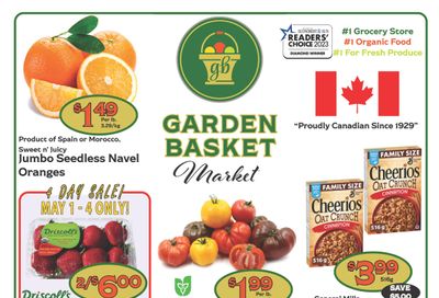 The Garden Basket Flyer May 1 to 7 The Garden Basket Flyer May 1 to 7