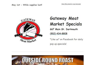 Gateway Meat Market Flyer May 1 to 7