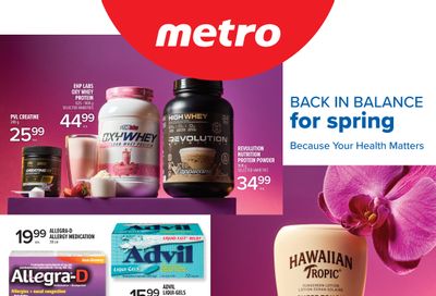 Metro (ON) Pharmacy Flyer May 1 to 14