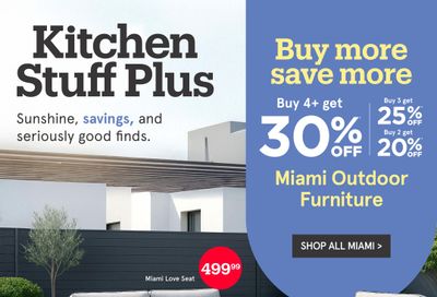 Kitchen Stuff Plus Flyer May 1 to 11 Kitchen Stuff Plus Flyer May 1 to 11
