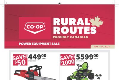 Co-op (West) Rural Routes Flyer May 1 to 14 Co-op (West) Rural Routes Flyer May 1 to 14