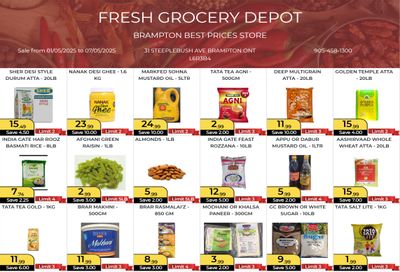 Fresh Grocery Depot Flyer May 1 to 7