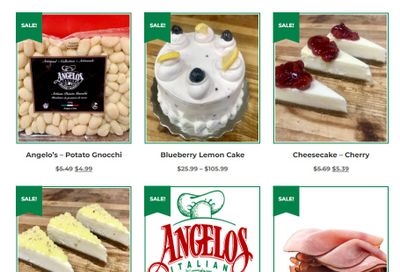 Angelo's Italian Bakery Monthly Specials May 1 to 31 Angelo's Italian Bakery Monthly Specials May 1 to 31
