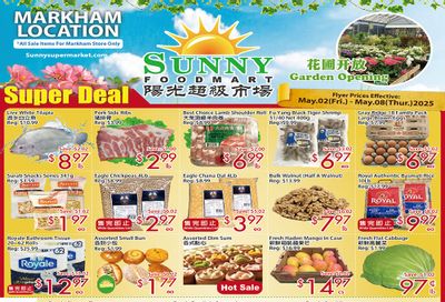 Sunny Foodmart (Markham) Flyer May 2 to 8