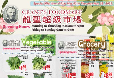 Grant's Food Mart Flyer May 2 to 8 Grant's Food Mart Flyer May 2 to 8