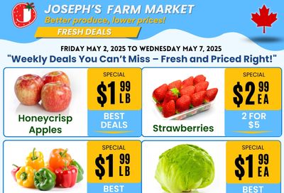 Joseph's Farm Market Flyer May 2 to 7