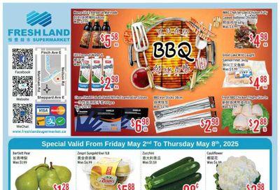 FreshLand Supermarket Flyer May 2 to 8