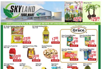 Skyland Food Mart Flyer May 2 to 8
