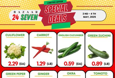Bazaar 24 Seven Flyer May 2 to 4
