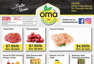 Oma Fresh Foods Flyer May 2 to 8