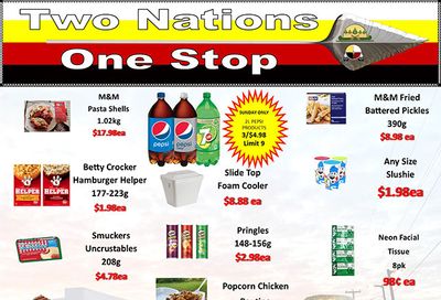 Two Nations One Stop Flyer May 2 to 8