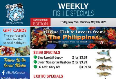 Big Al's (Scarborough) Weekly Specials May 2 to 8
