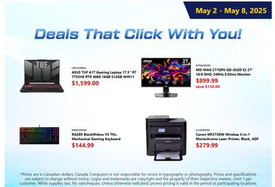 Canada Computers Flyer May 2 to 8