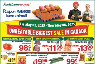 Fruiticana (Calgary) Flyer May 2 to 8