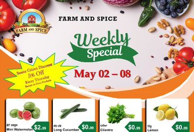 Farm And Spice Grocers Flyer May 2 to 8