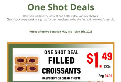 Country Traditions One-Shot Deals Flyer May 1 to 8