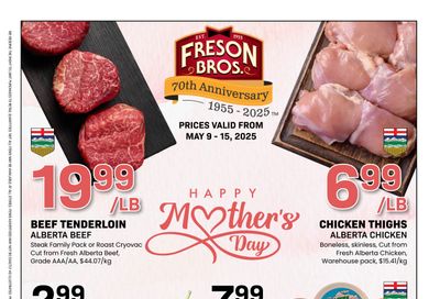 Freson Bros. Flyer May 9 to 15