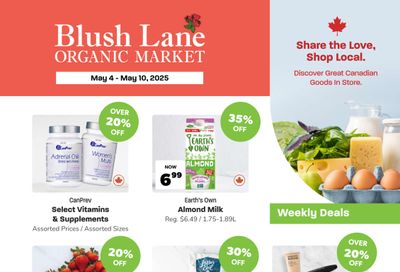 Blush Lane Organic Market Flyer May 4 to 10