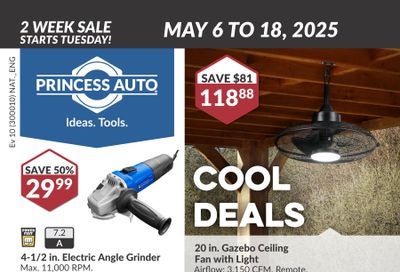 Princess Auto Flyer May 6 to 18