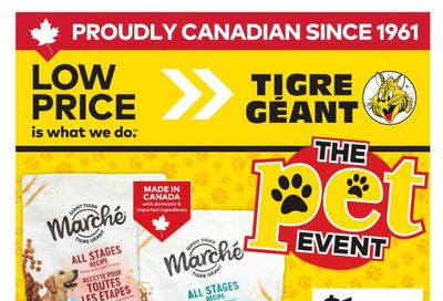Tigre Géant Pet Event Flyer May 7 to 20