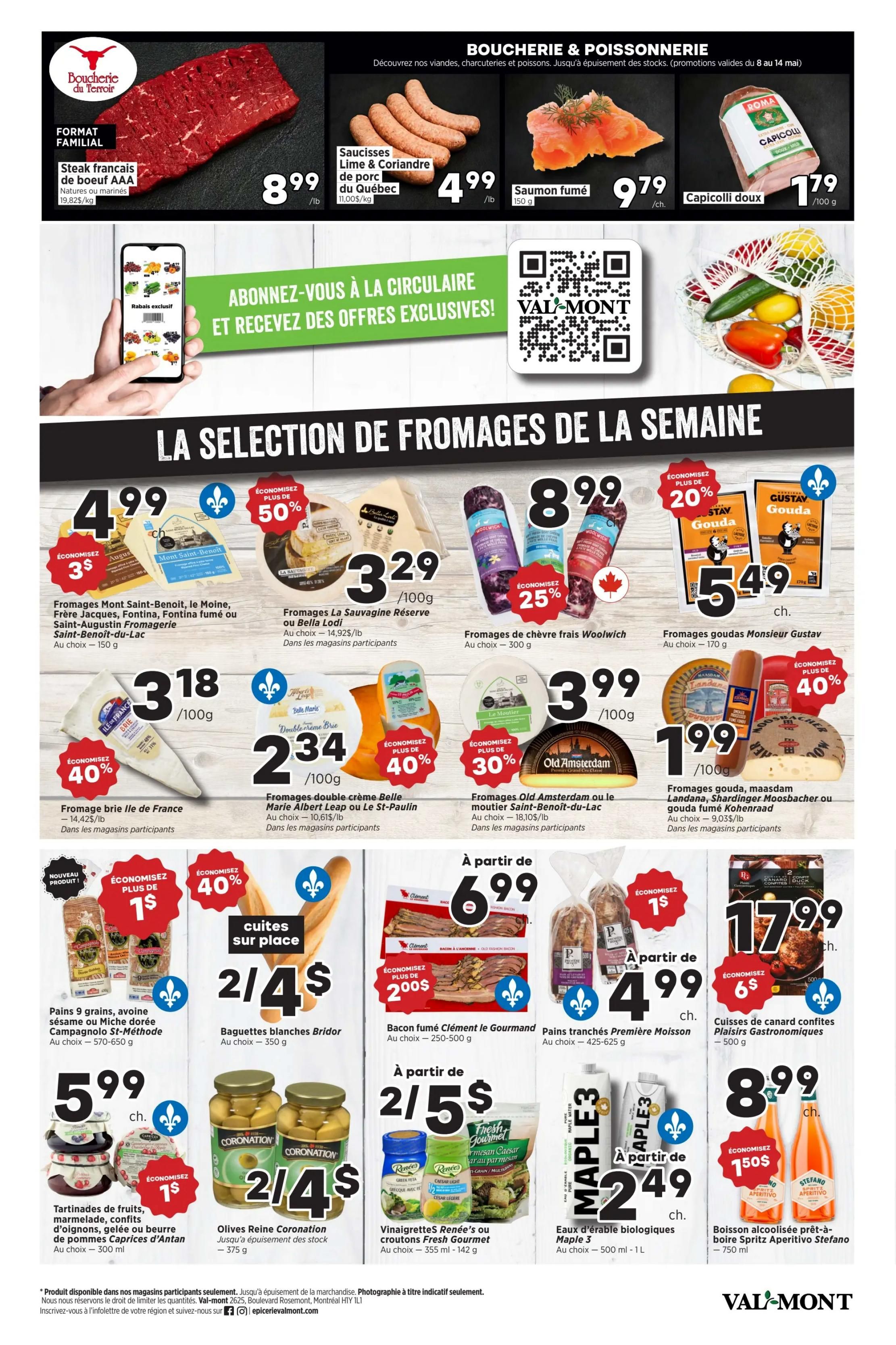 Val-Mont Flyer May 8 to 14