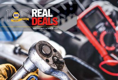 NAPA Auto Parts Real Deals Flyer April 1 to June 30