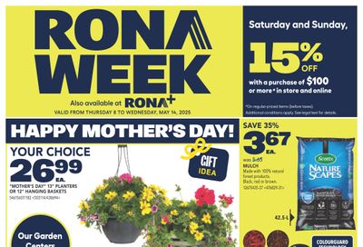 Rona & Rona+ (ON) Flyer May 8 to 14