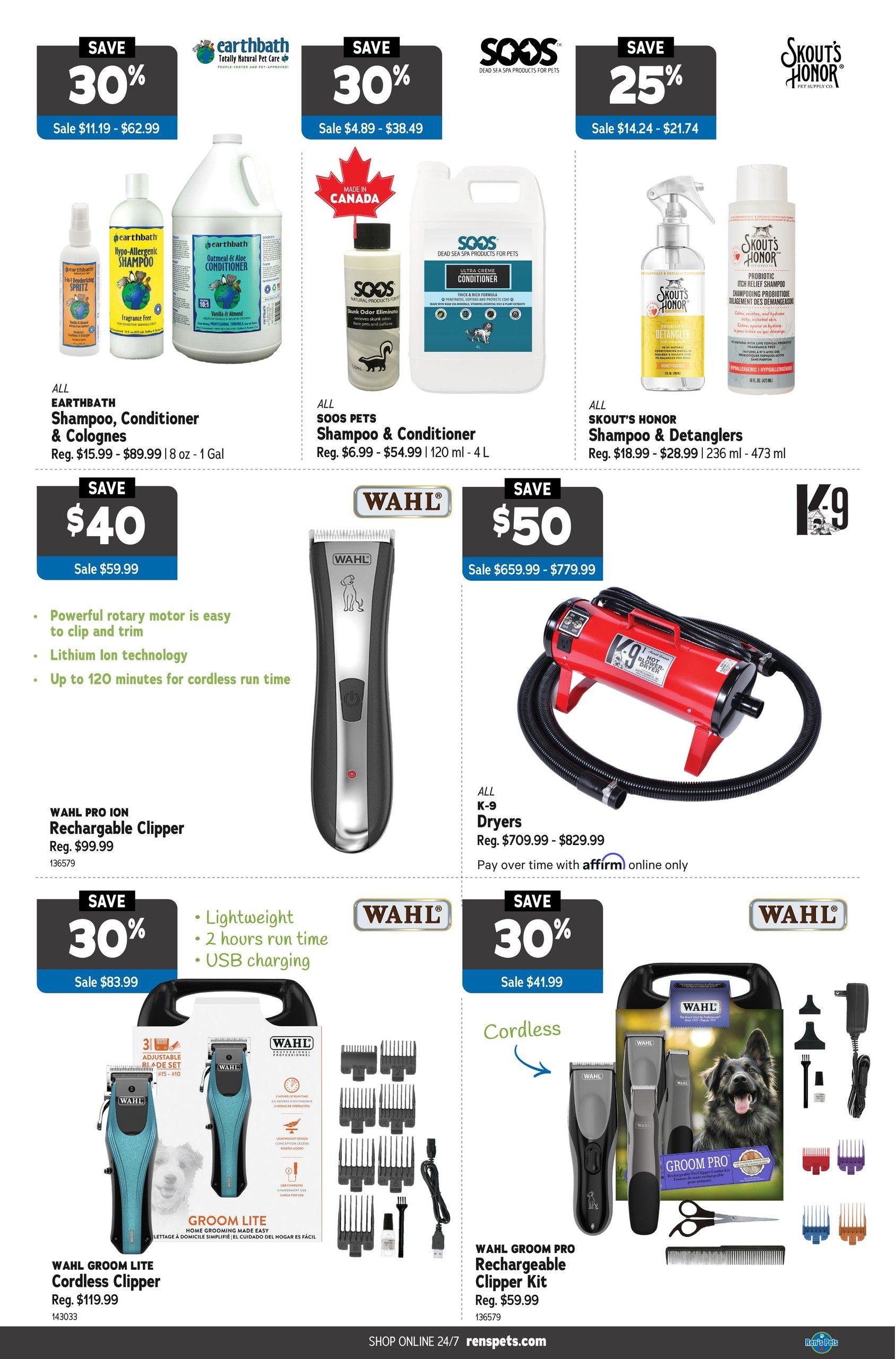 Ren's Pets Pet Professional Monthly Flyer May 1 to 31